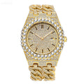 Iced Cuban Link Chain Quartz Watch
