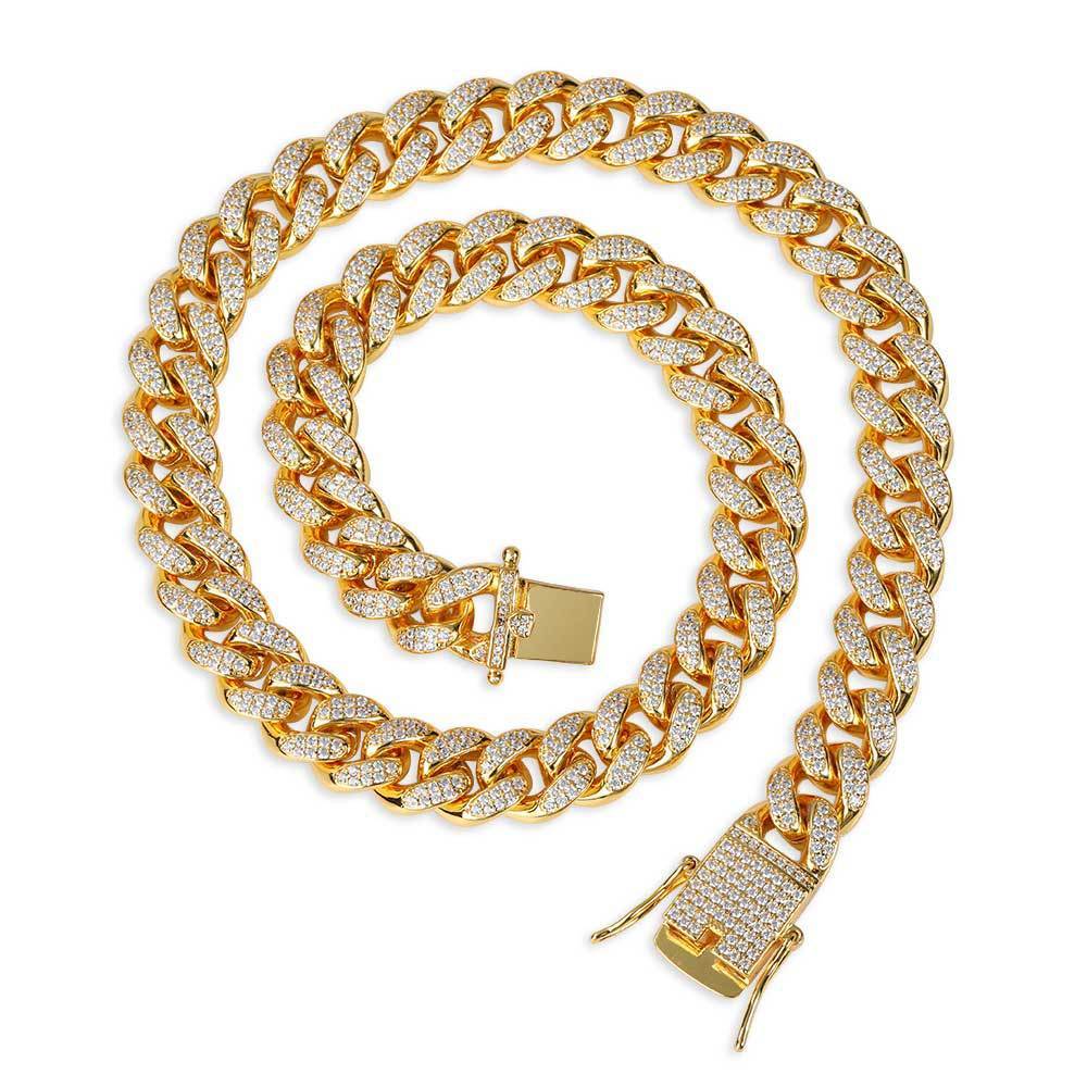 12mm Full Cuban Chain