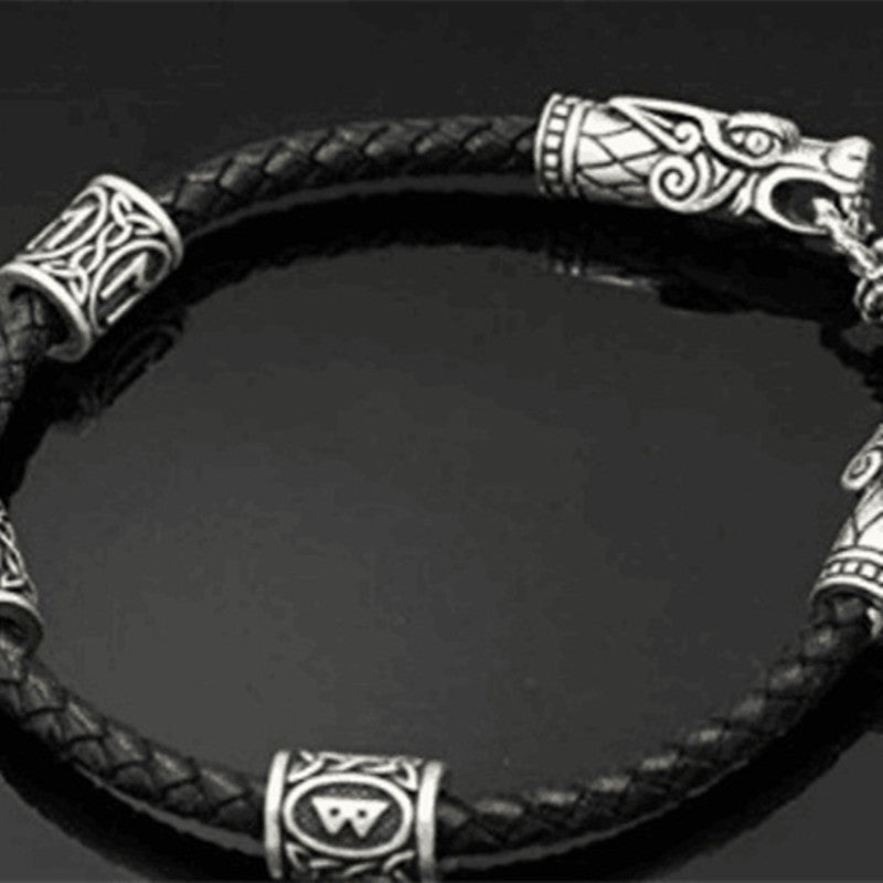 Dragon Head Cowhide Bracelet