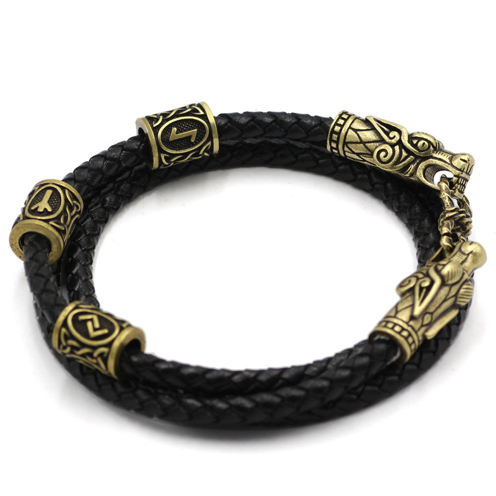 Dragon Head Cowhide Bracelet