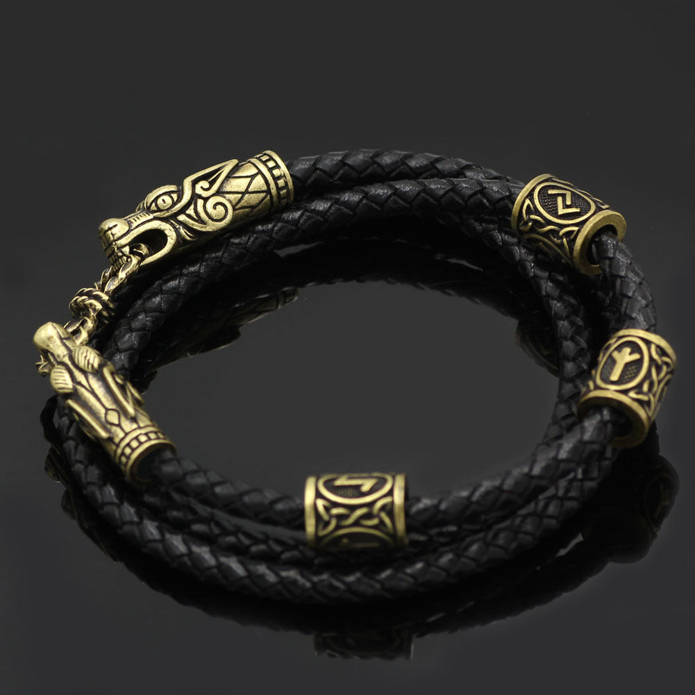 Dragon Head Cowhide Bracelet