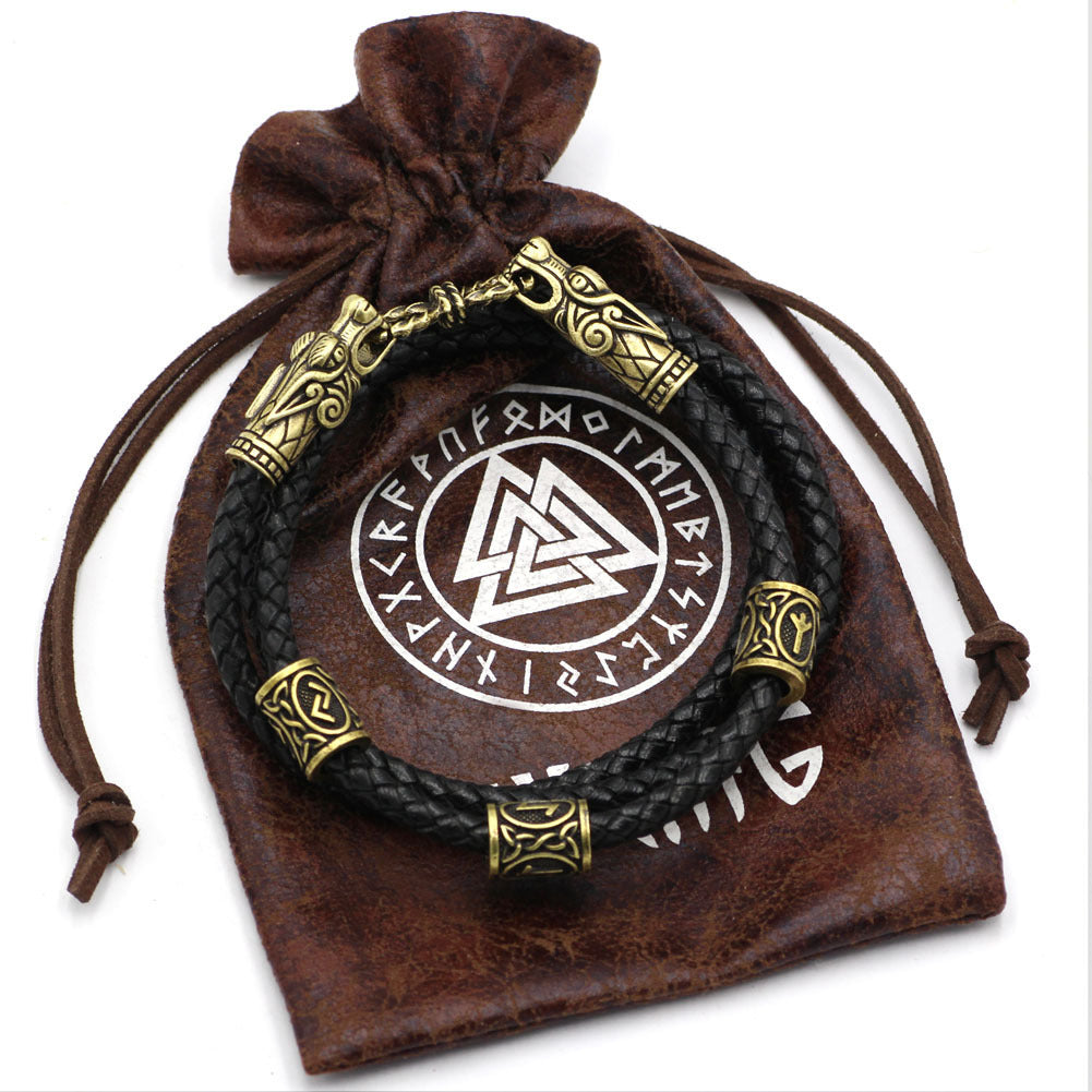 Dragon Head Cowhide Bracelet