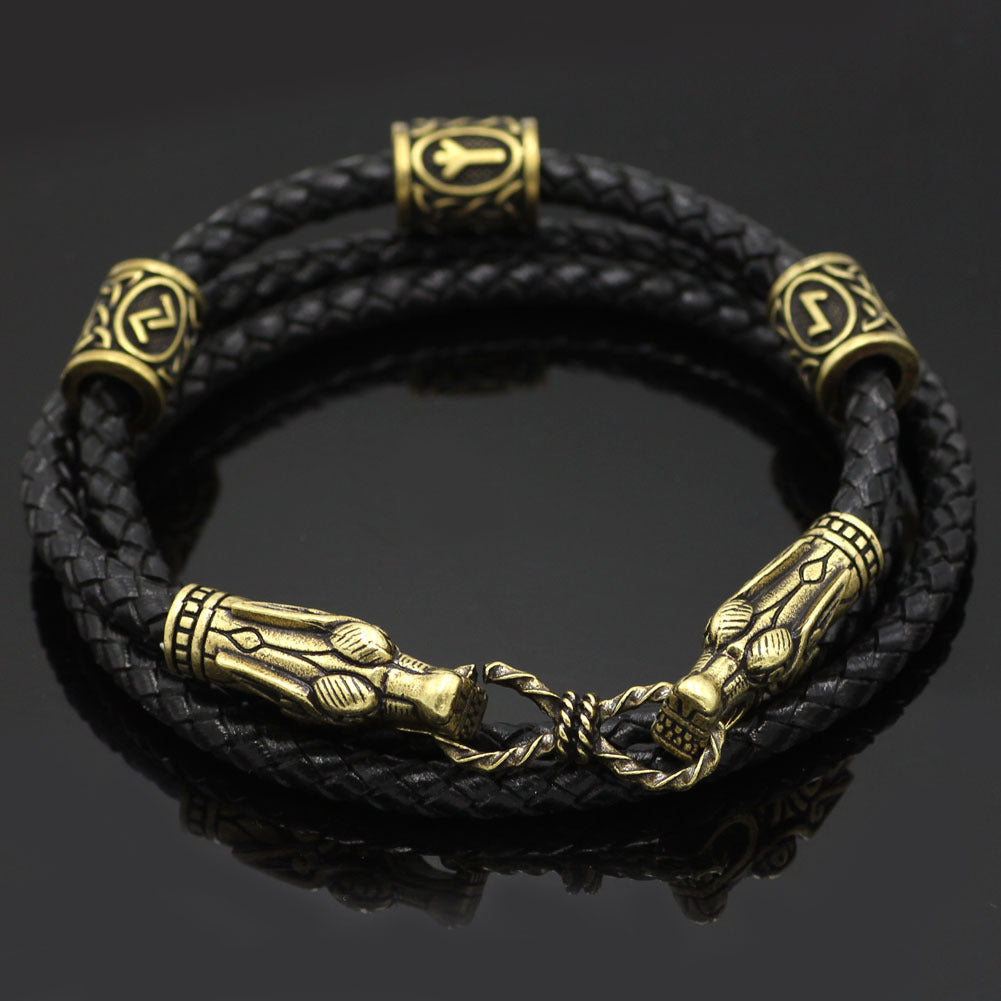 Dragon Head Cowhide Bracelet