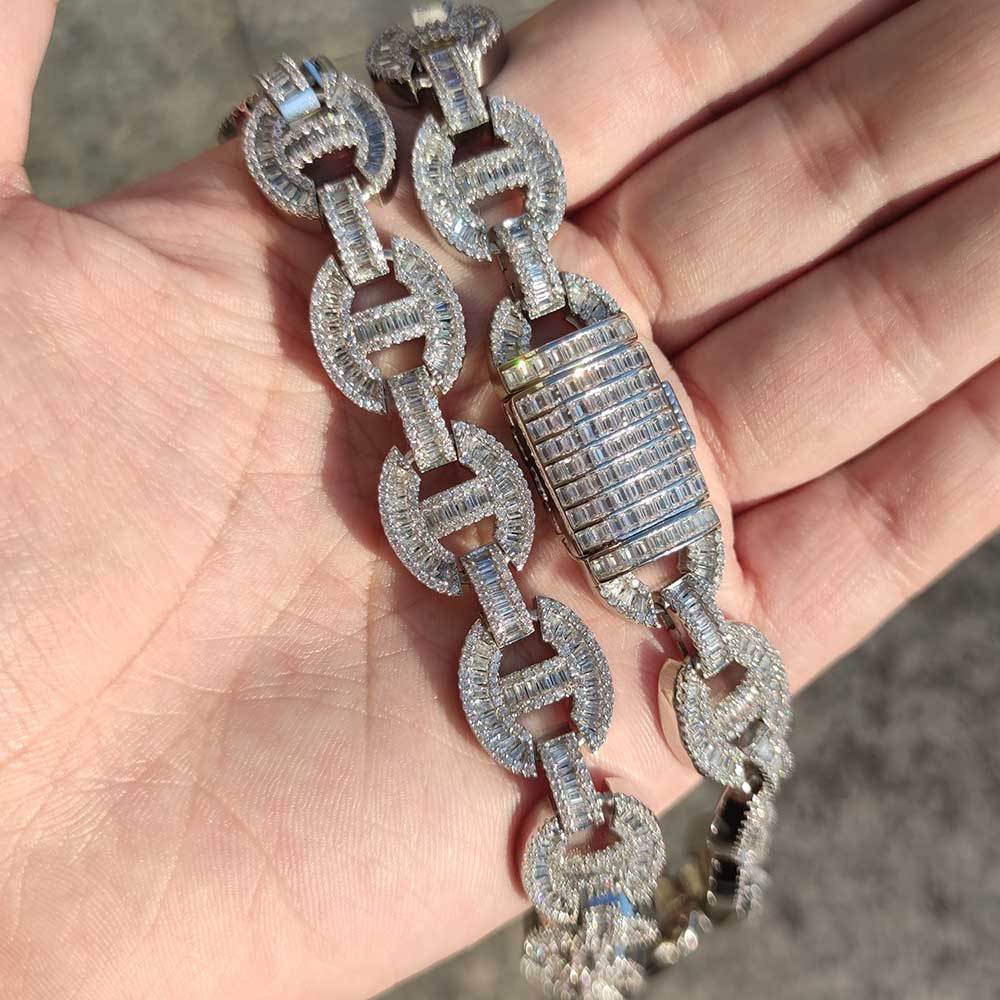 16mm Pig Nose Necklace and Bracelet