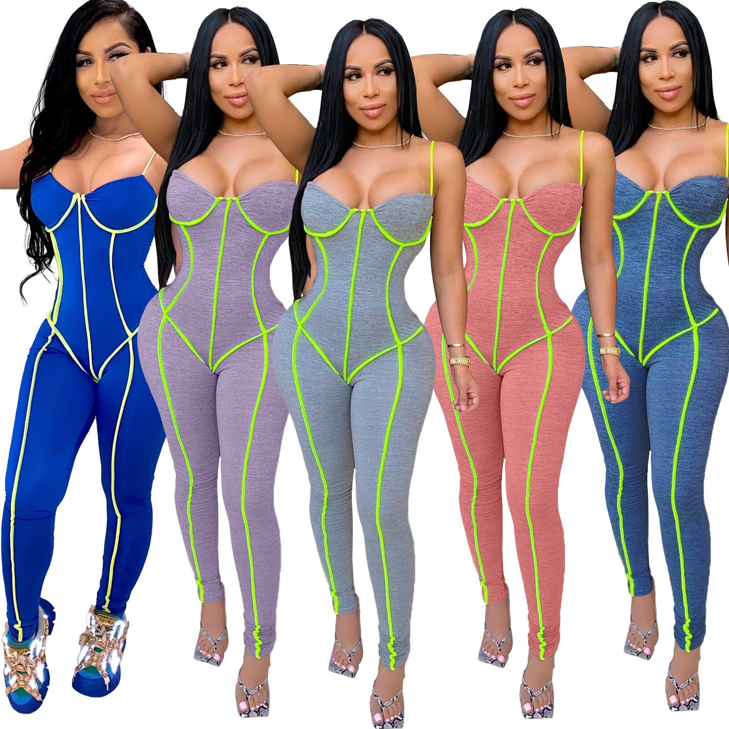 Sexy Color Jumpsuit